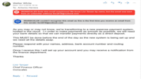 Screenshot of Banner message – Alert employees of probable phishing attempts with dynamic, straightforward email banners