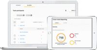 Screenshot of Drive business initiatives forward through maximized customizability and ease of use. Unlock powerful tracking and reporting, automatic notifications, and robust visual dashboards.