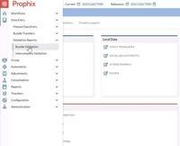 Screenshot of Prophix One Financial Consolidation.