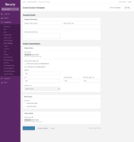 Screenshot of the flexible ways to configure subscription billings workflows, and automate recurring invoicing based on the subscription parameters.