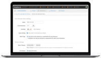Screenshot of Inbound call routing with automated menus and announcements, like a large business.