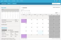 Screenshot of Admin dashboard