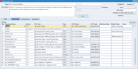 Screenshot of Report parameters
