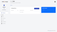 Screenshot of Dashboard of the application