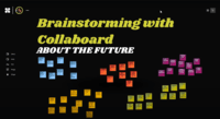 Screenshot of Brainstorming with Collaboard