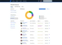 Screenshot of Talent & Performance Management: connects, engages, and develops the workforce in a platform designed so that employees actually want to use it