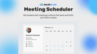 Screenshot of the Meeting Scheduler