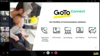 Screenshot of GoTo App - Screen Share Meeting (In Session)