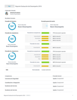 Screenshot of Collaborator evaluation report