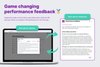 Screenshot of Performance feedback in Slack