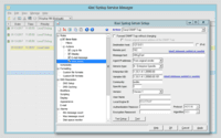 Screenshot of Trigger email alerts, run scripts, log to file or ODBC database, forward messages, and more.