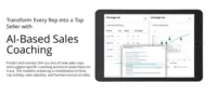 Screenshot of AI-Based Sales Coaching