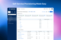 Screenshot of Self-service provisioning