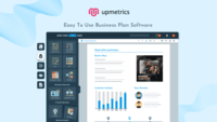 Screenshot of Easy to use business plan software