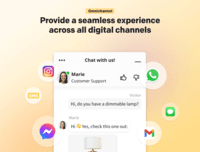 Screenshot of Messaging channels