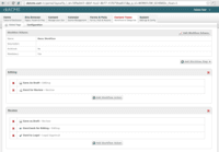 Screenshot of Custom Workflows