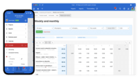 Screenshot of Finances and Time tracking