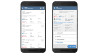 Screenshot of Tasks execution through mobile devices