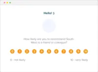 Screenshot of Understand how your customers feel about your overall relationship by adopting our Net Promoter Score (NPS) survey functionality.