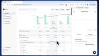Screenshot of Automated Cash Flow Forecasting: Smart forecasting tools to predict a business's future cash flows, and to build scenarios with Trezy's automated forecasts based on historical data.