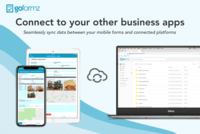 Screenshot of Connect mobile forms with critical business applications – from Salesforce and Box to Procore and Smartsheet.