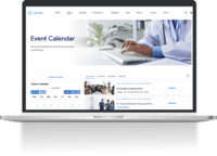 Screenshot of Events Calendar