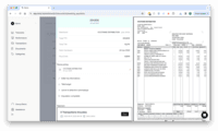 Screenshot of Zero Manual Entry: A bank account connected to Trezy gains automatic transaction categorization and supplier/customer name recognition.