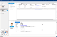 Screenshot of Contact Management Module of EssentialPIM