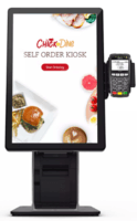 Screenshot of Self Ordering Kiosk to improve the ticket size and save customers time.