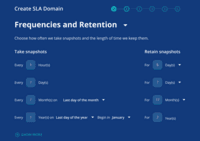 Screenshot of SLA Domain