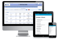 Screenshot of Job Screens for Client Information Management