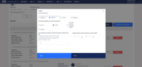 Screenshot of Parameters & candidate retake options