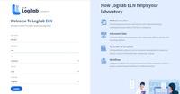 Screenshot of ELN Login Page
