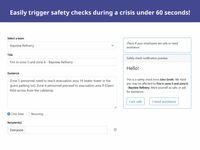 Screenshot of Trigger safety checks during a crisis under 60 seconds