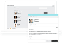 Screenshot of Increase your customer loyalty through engaging emails to event attendees, partners, etc.