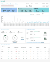 Screenshot of Business Metrics Dashboard