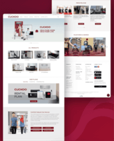 Screenshot of Ecommerce Website for CUCKOO Malaysia - a global home and kitchen appliance chain.