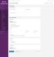 Screenshot of the flexible ways to configure subscription billings workflows, and automate recurring invoicing based on the subscription parameters.