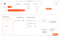 Screenshot of "Apta-HR" Application Dashboard(2)