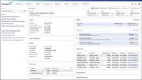 Screenshot of End-to-end view to drive financially successful customer-facing projects.