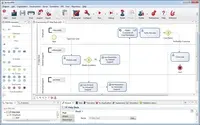 Screenshot of Process designed in Bonita BPM Studio
