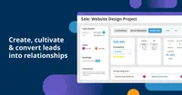 Screenshot of Sales - Create, cultivate & convert leads into relationships