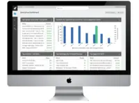 Screenshot of Configurable dashboards track engagement milestones and revenue progress by account segment or business type.