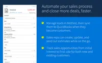 Screenshot of Automates sales processes.