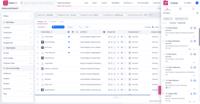 Screenshot of Contacts that meet the Ideal Customer Profile (ICP) can be reached from a single platform.