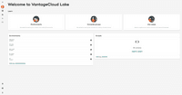 Screenshot of Teradata VantageCloud Lake Console Landing Page
