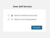 Screenshot of Self-Service Password Reset