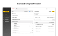 Screenshot of Business & Enterprise Protection