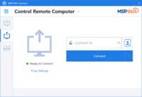 Screenshot of Control Remote Computer