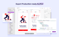 Screenshot of Export production-ready SwiftUI